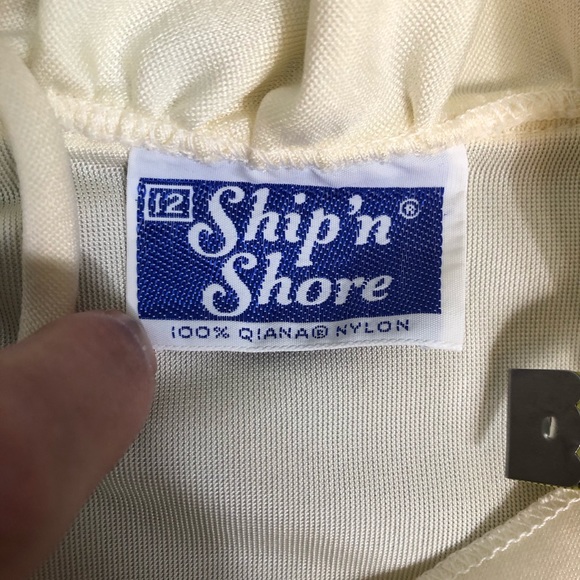 Vintage Ship’n Shore Ivory Blouse - Picture 8 of 8